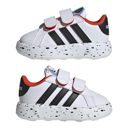 Kids Unisex Grand Court 2.0 101 Tennis Sportswear Shoes, White, A701_ONE, large image number 11
