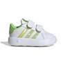 Kids Unisex Grand Court 2.0 Tink Tennis Sportswear Shoes, White, A701_ONE, thumbnail image number 0