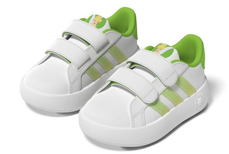 Kids Unisex Grand Court 2.0 Tink Tennis Sportswear Shoes, White, A701_ONE, large image number 6