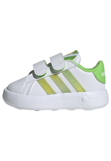 Kids Unisex Grand Court 2.0 Tink Tennis Sportswear Shoes, White, A701_ONE, large image number 7