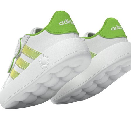 Kids Unisex Grand Court 2.0 Tink Tennis Sportswear Shoes, White, A701_ONE, large image number 11
