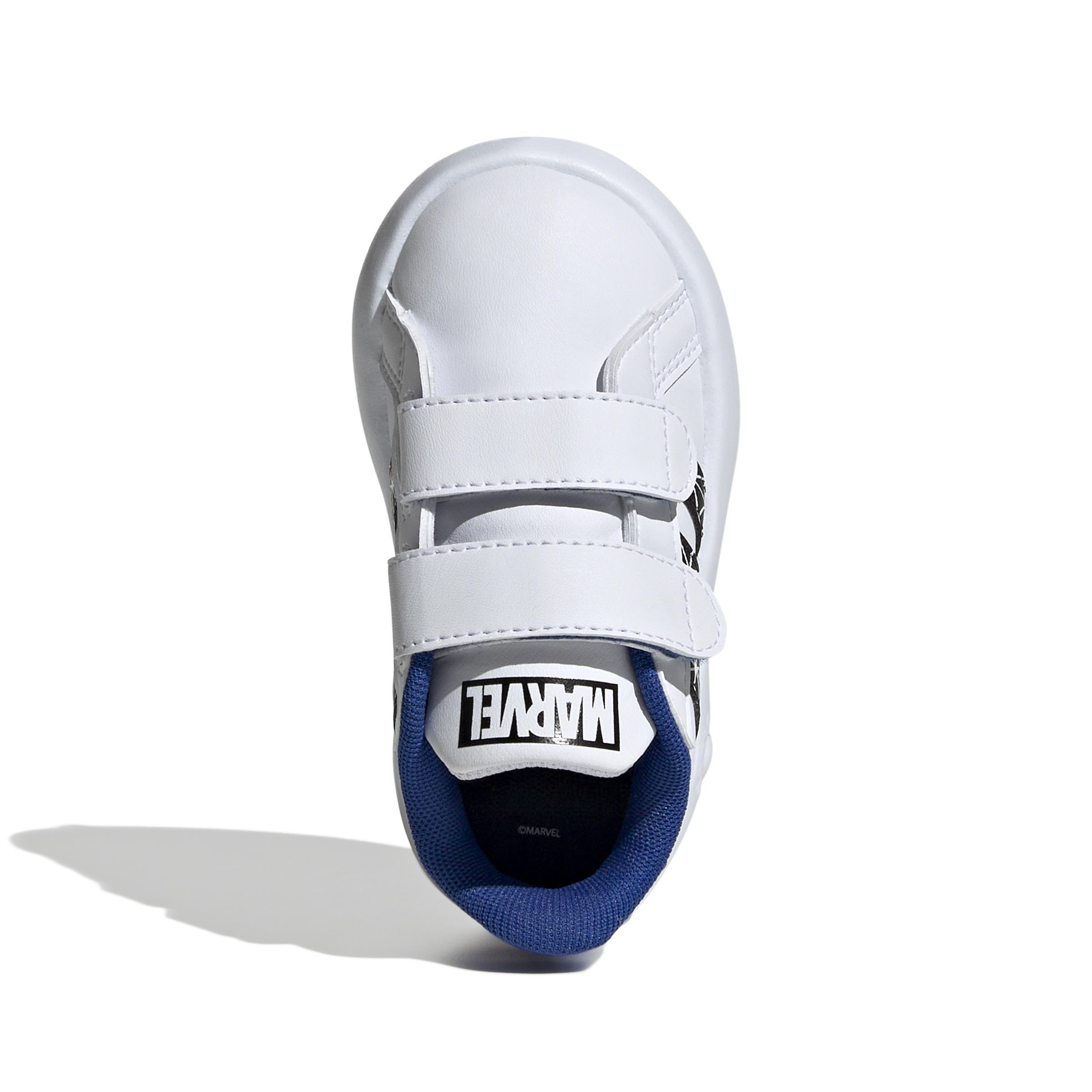 Unisex Kids Marvel's Spider-Man Grand Court Shoes, White, A701_ONE, large image number 1
