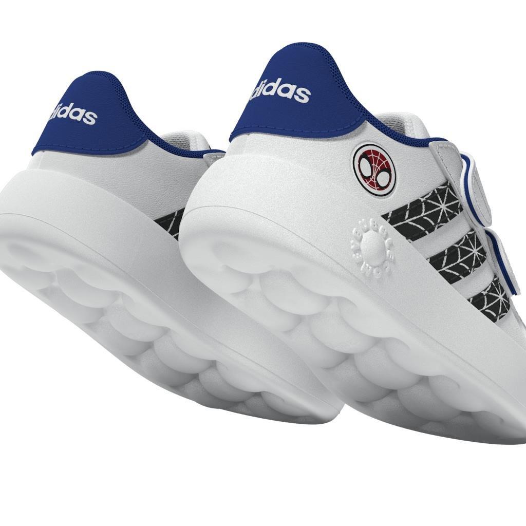 Unisex Kids Marvel's Spider-Man Grand Court Shoes, White, A701_ONE, large image number 12
