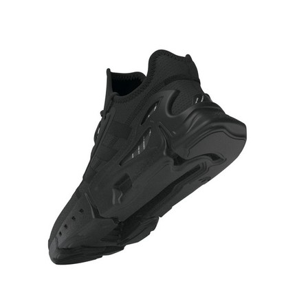 Men Adifom Flux Shoes, Black, A701_ONE, large image number 11