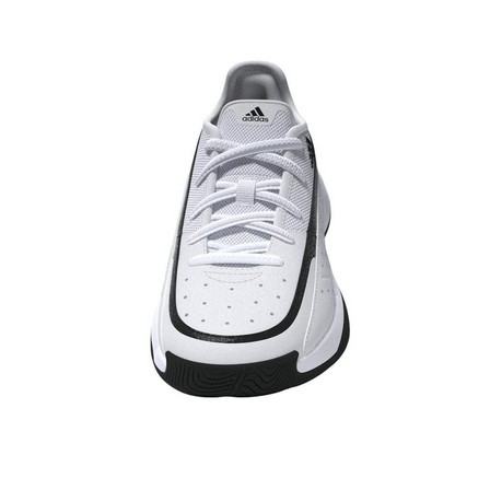 Kids Unisex Front Court Shoes, White, A701_ONE, large image number 11