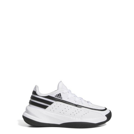 Kids Unisex Front Court Shoes, White, A701_ONE, large image number 14