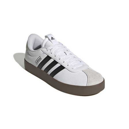 Women Vl Court 3.0 Low Skateboarding Shoes, White, A701_ONE, large image number 1