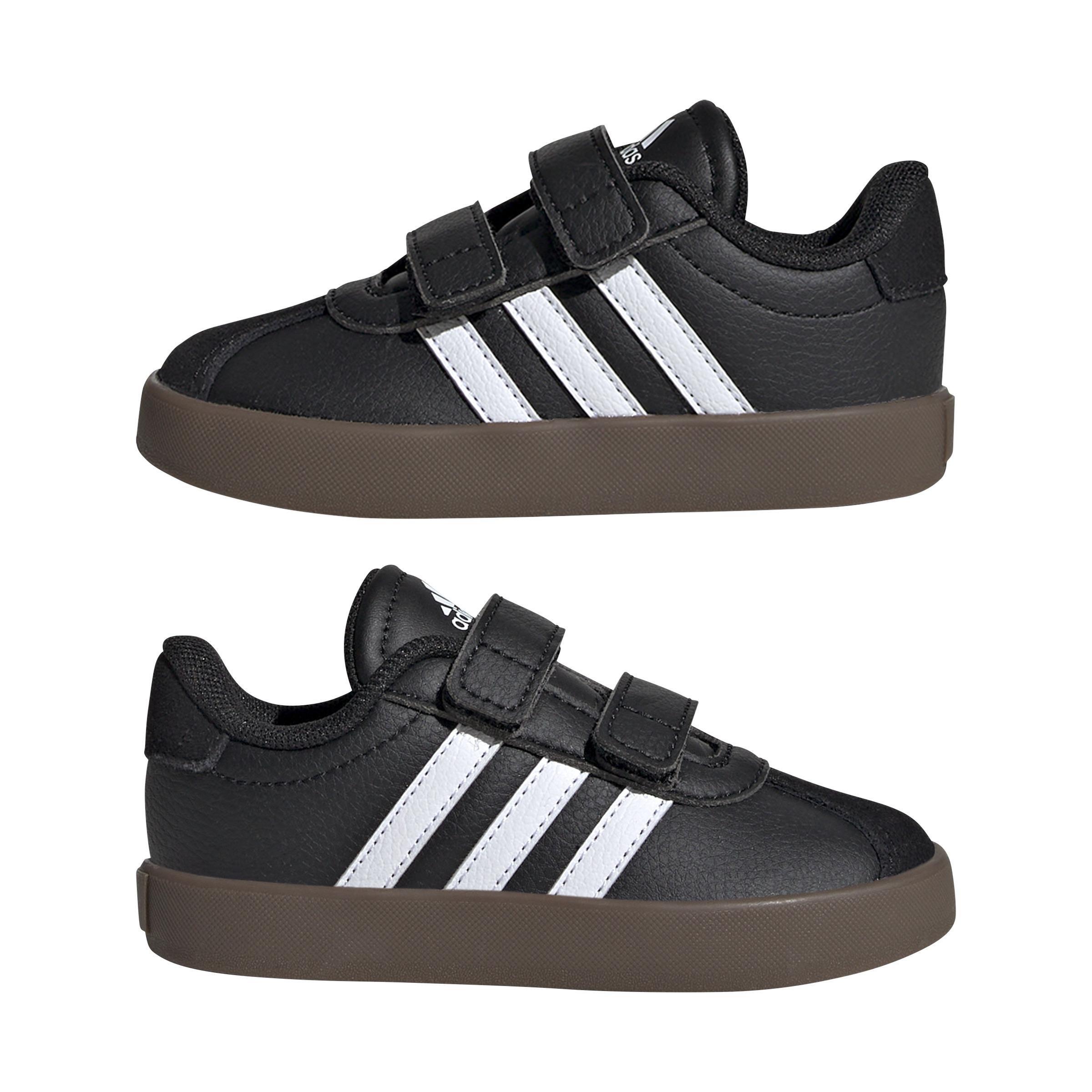 Unisex Kids VL Court 3.0 Shoes, Black, A701_ONE, large image number 10