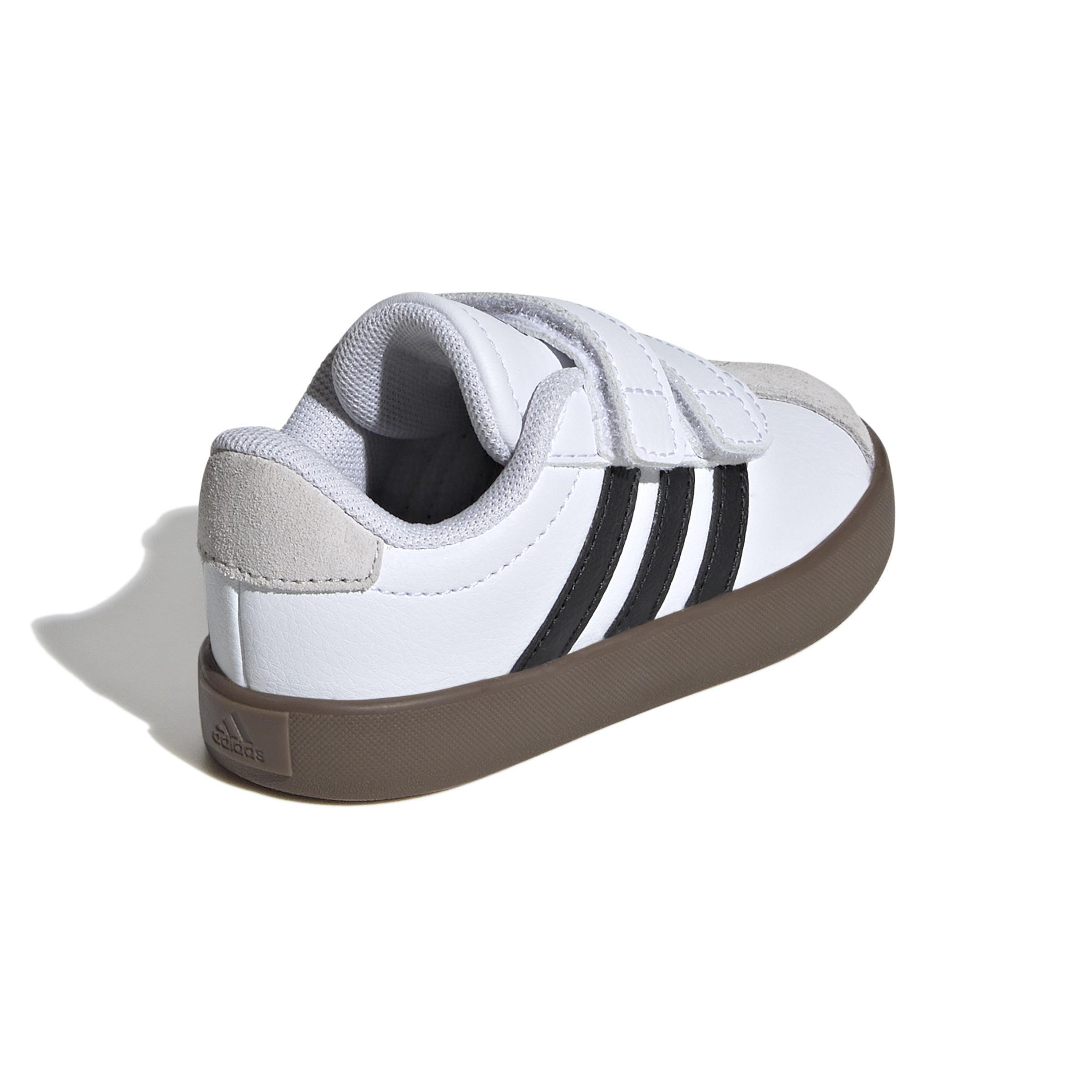 Unisex Kids VL Court 3.0 Shoes, White, A701_ONE, large image number 3