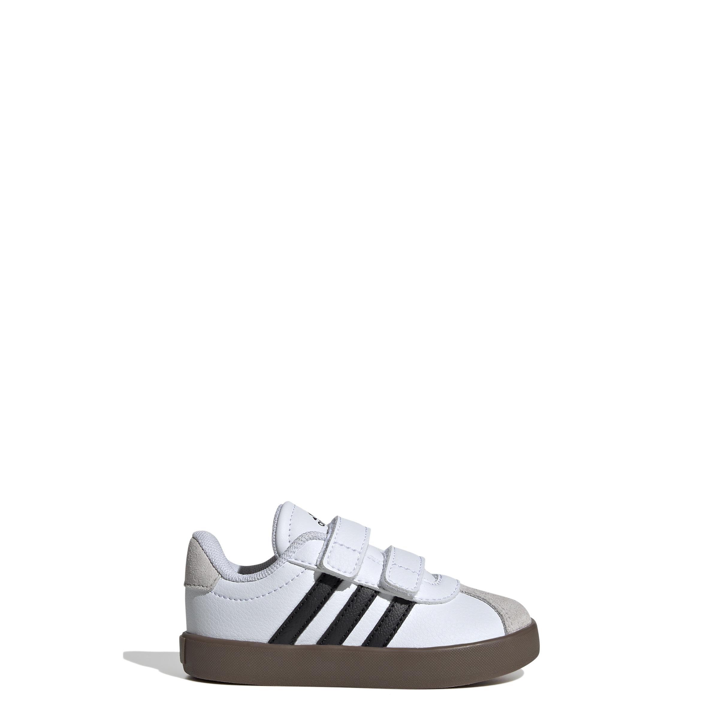 Unisex Kids VL Court 3.0 Shoes, White, A701_ONE, large image number 6