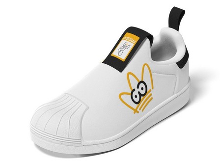 Kids Unisex Adidas Originals X James Jarvis 360 Shoes Ftwr, White, A701_ONE, large image number 5