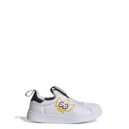Kids Unisex Adidas Originals X James Jarvis 360 Shoes Ftwr, White, A701_ONE, large image number 17