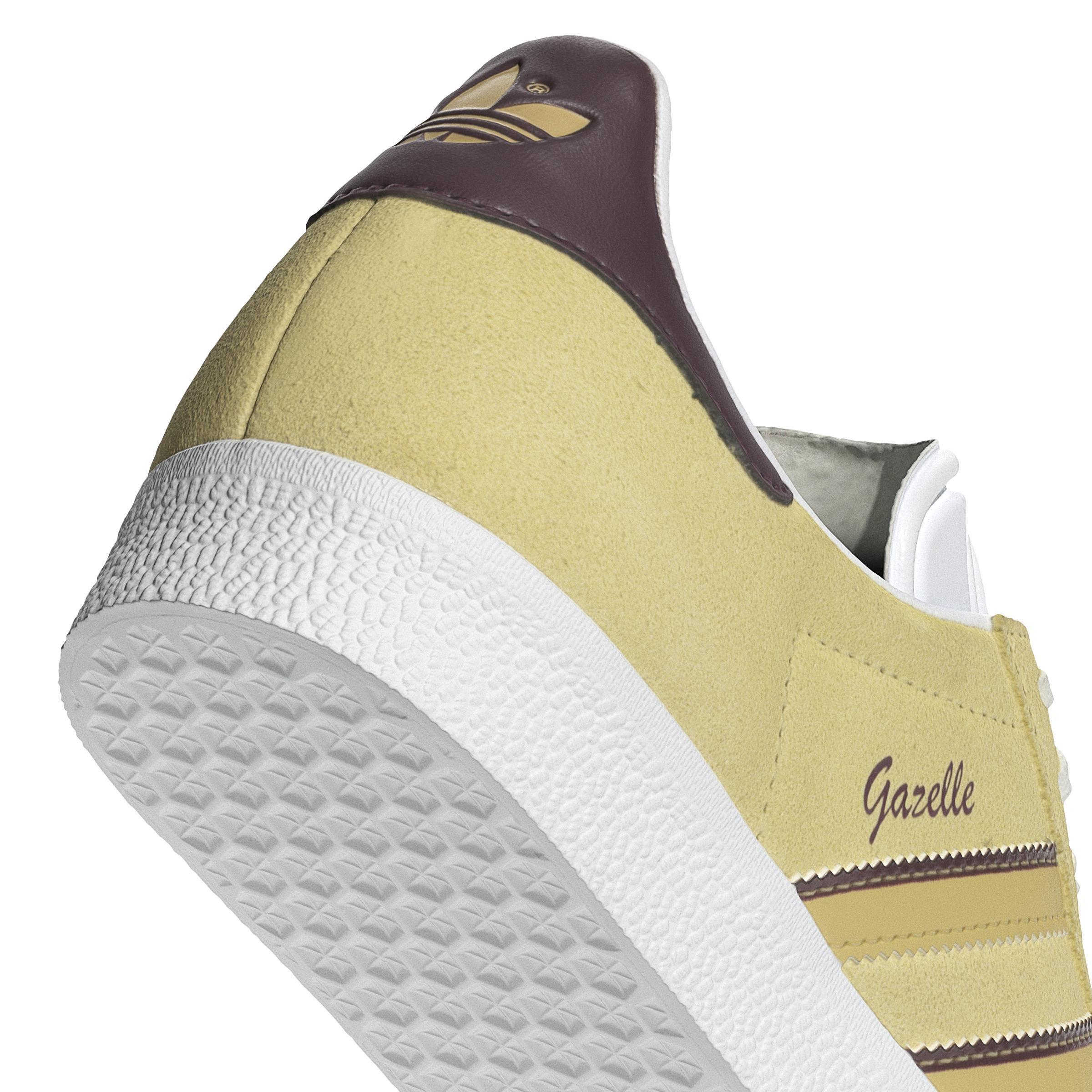 Women Gazelle Shoes, Yellow, A701_ONE, large image number 4
