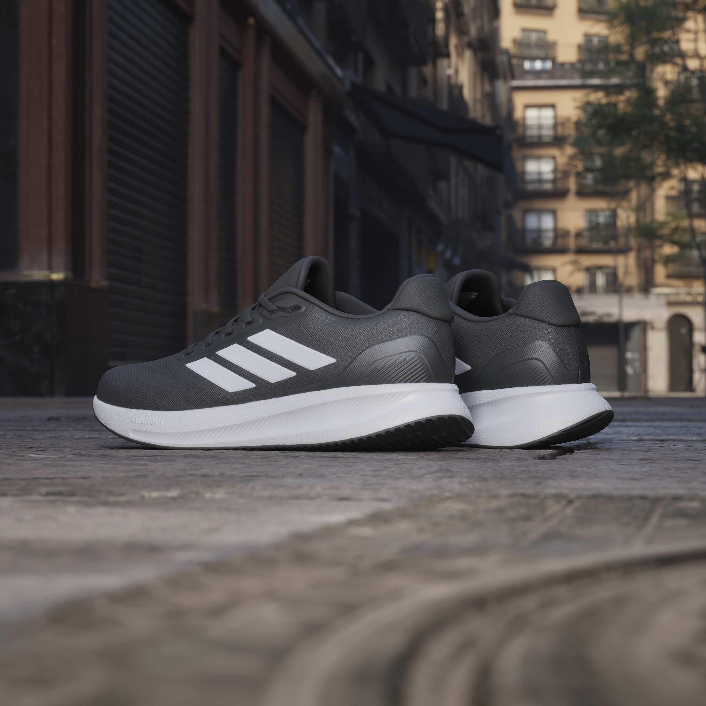 Runfalcon 5 Wide Running Shoes, Black, A701_ONE, large image number 4