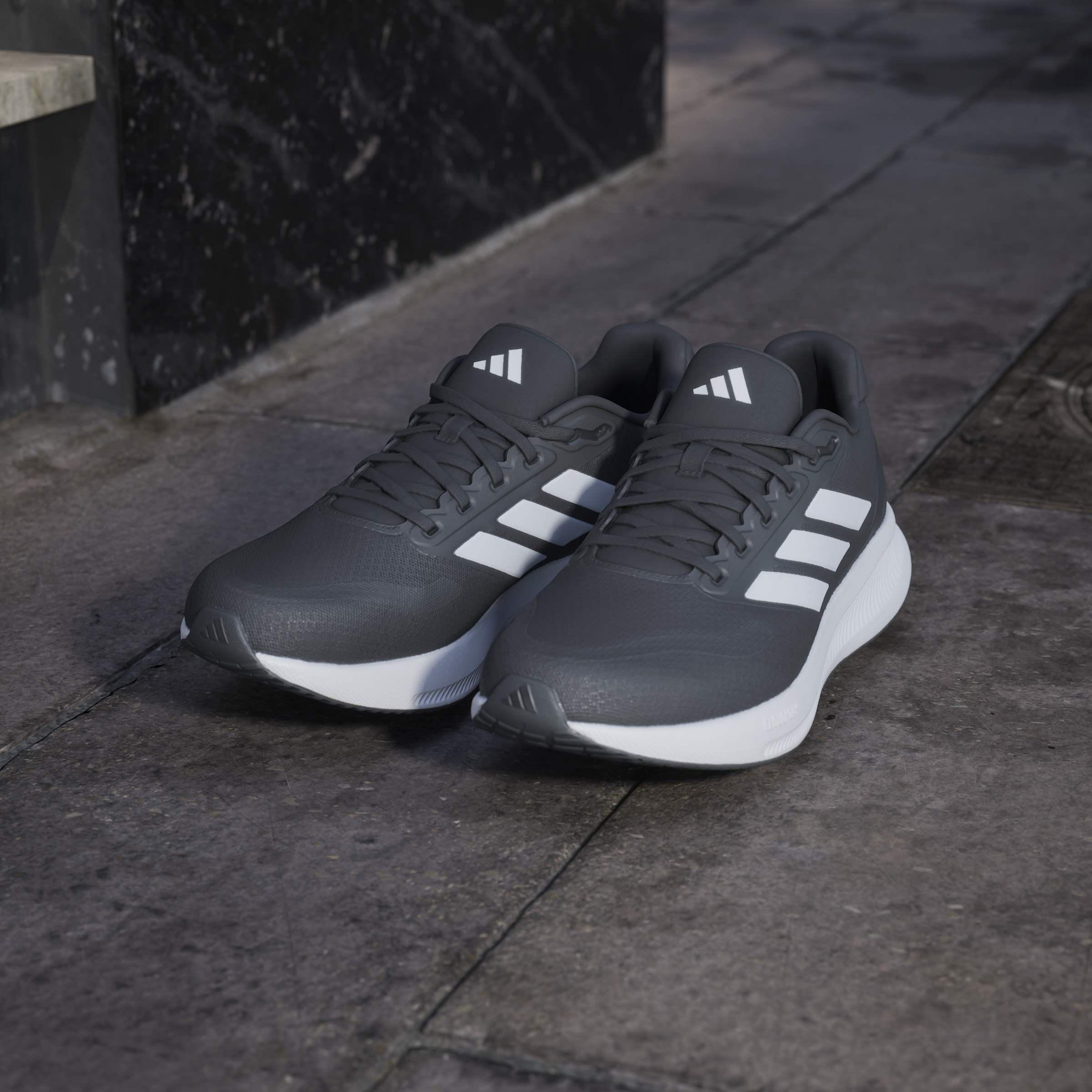 Runfalcon 5 Wide Running Shoes, Black, A701_ONE, large image number 7