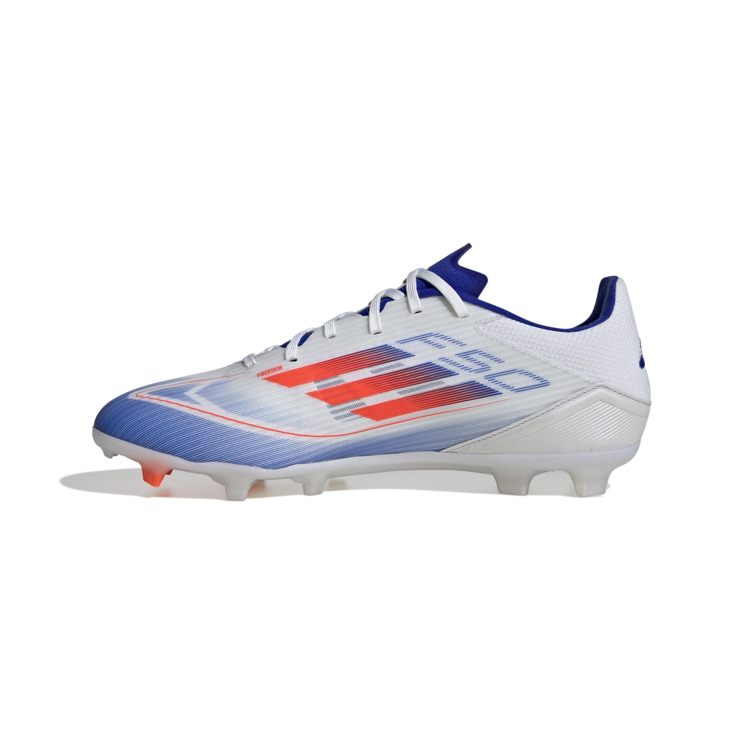 Unisex F50 League Firm/Multi-Ground Boots, White, A701_ONE, large image number 6