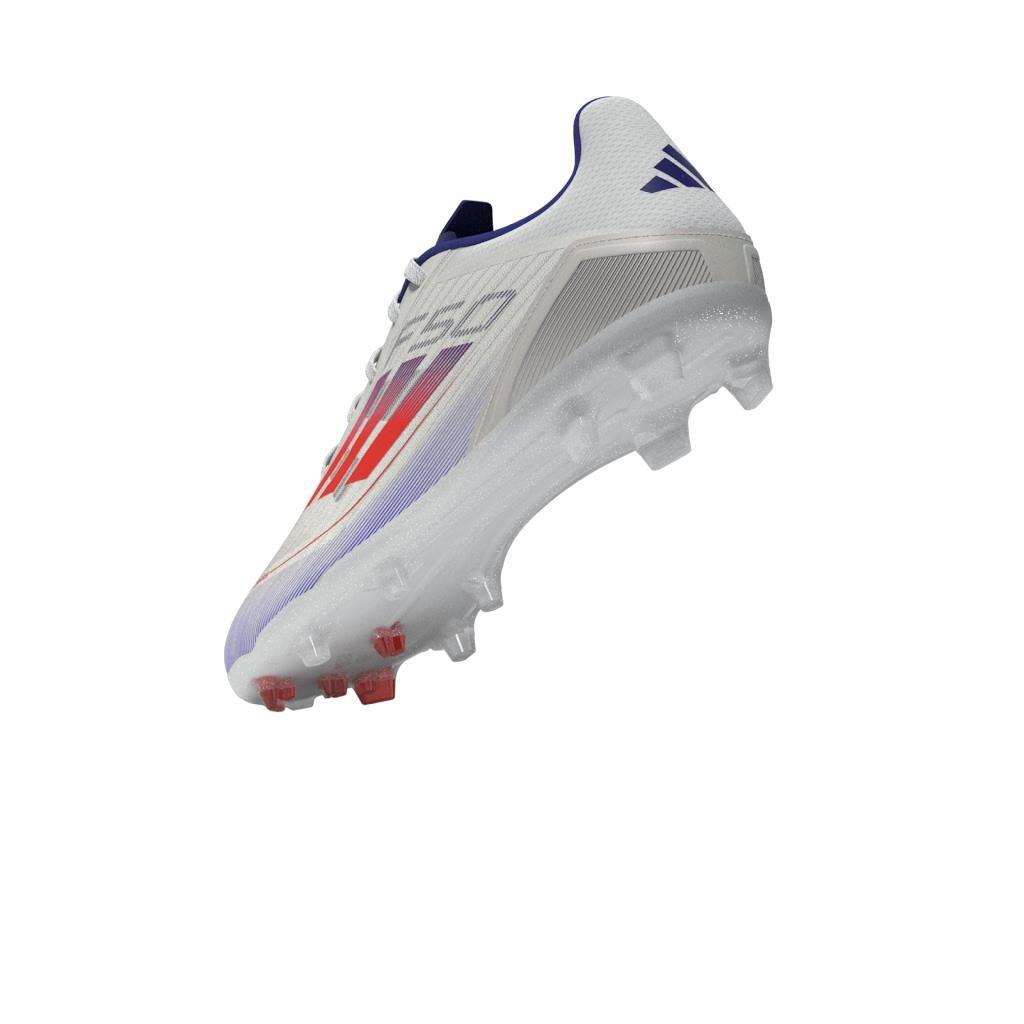 Unisex F50 League Firm/Multi-Ground Boots, White, A701_ONE, large image number 14