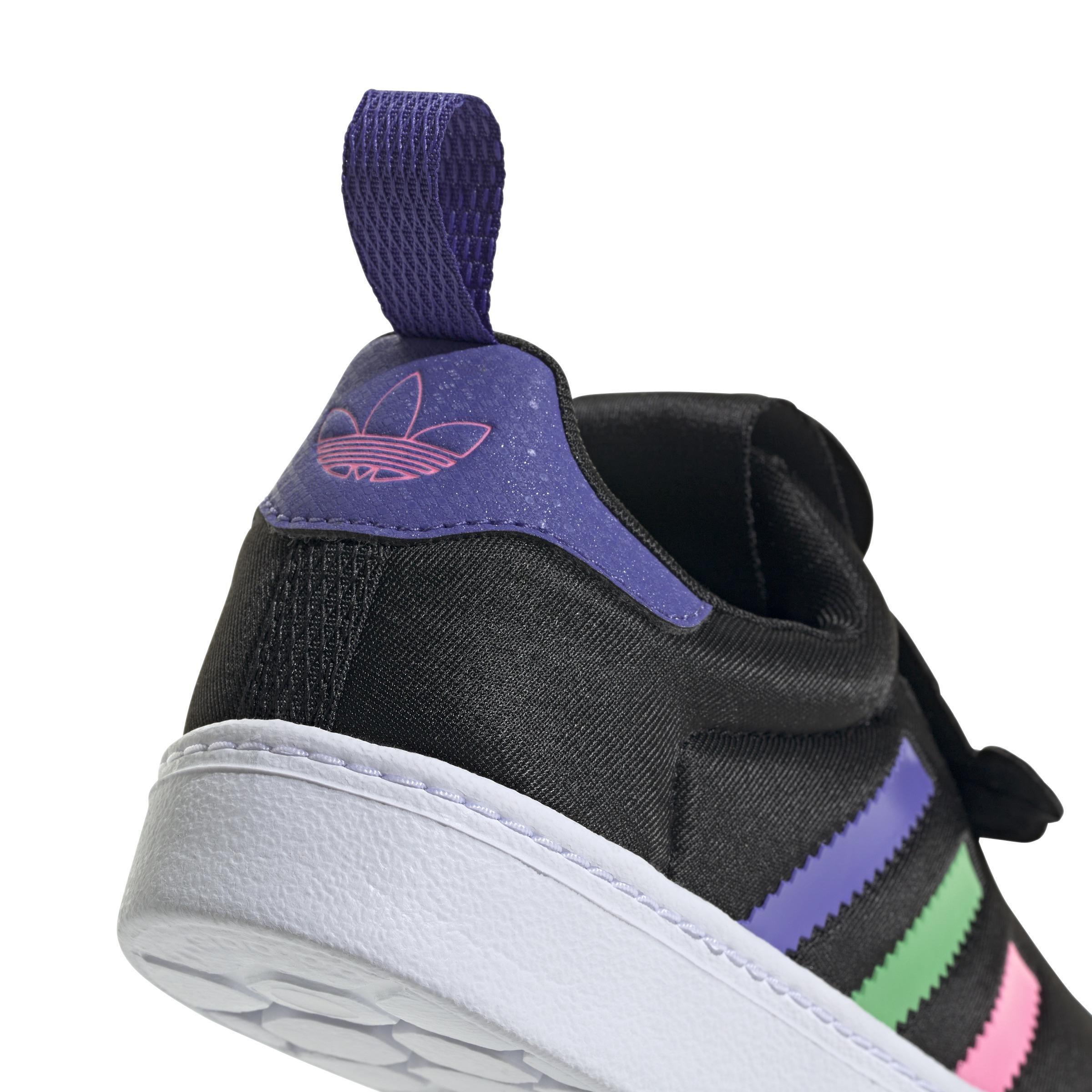 Unisex Kids Originals X Disney Mickey Superstar 360 Shoes, Black, , large image number 4