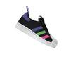 Kids Unisex Adidas Originals X Disney Mickey Superstar 360 Shoes, Black, A701_ONE, thumbnail image number 9