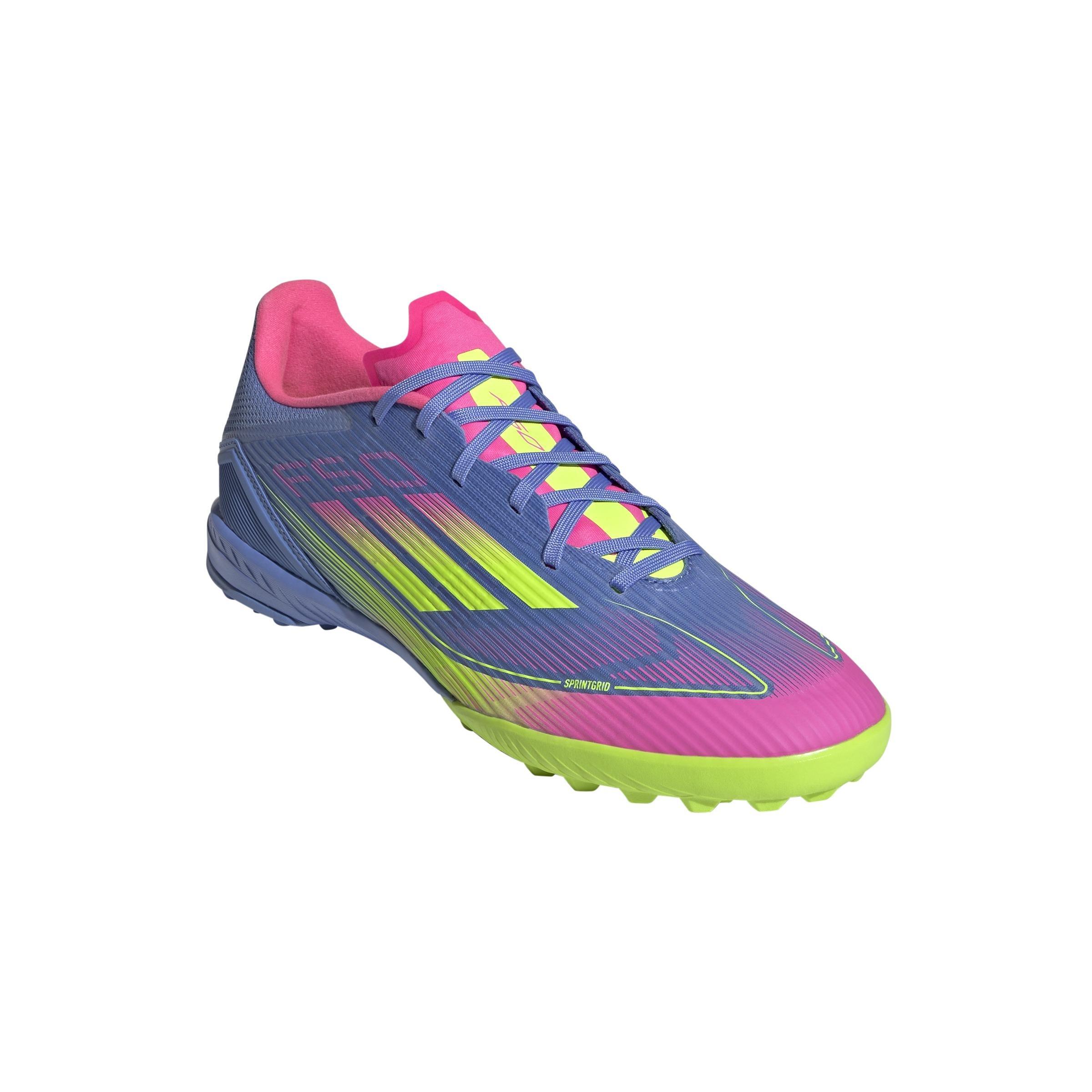 Unisex F50 League Turf Boots, Blue, A701_ONE, large image number 2