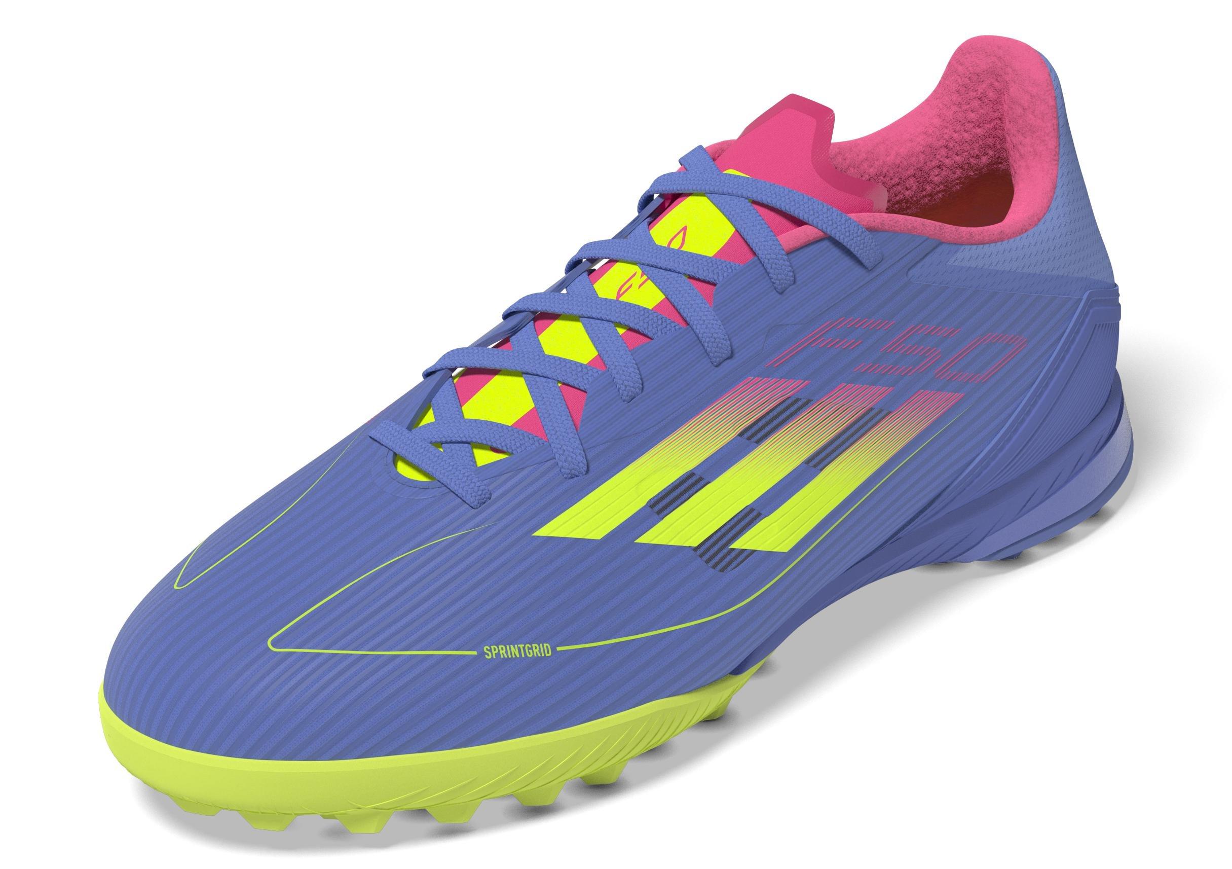 Unisex F50 League Turf Boots, Blue, A701_ONE, large image number 7