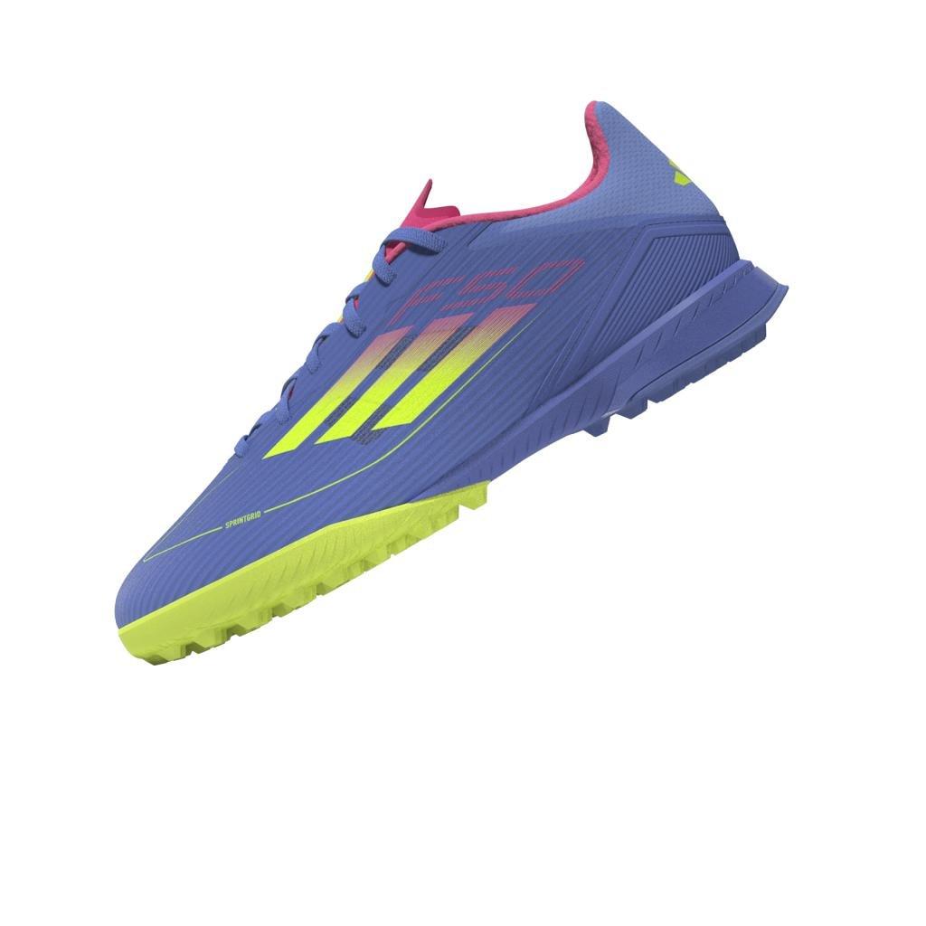 Unisex F50 League Turf Boots, Blue, A701_ONE, large image number 11