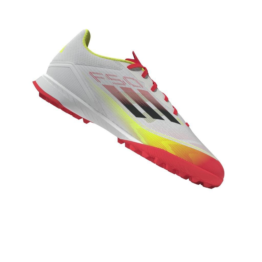 Unisex F50 League Turf Boots, White, A701_ONE, large image number 8