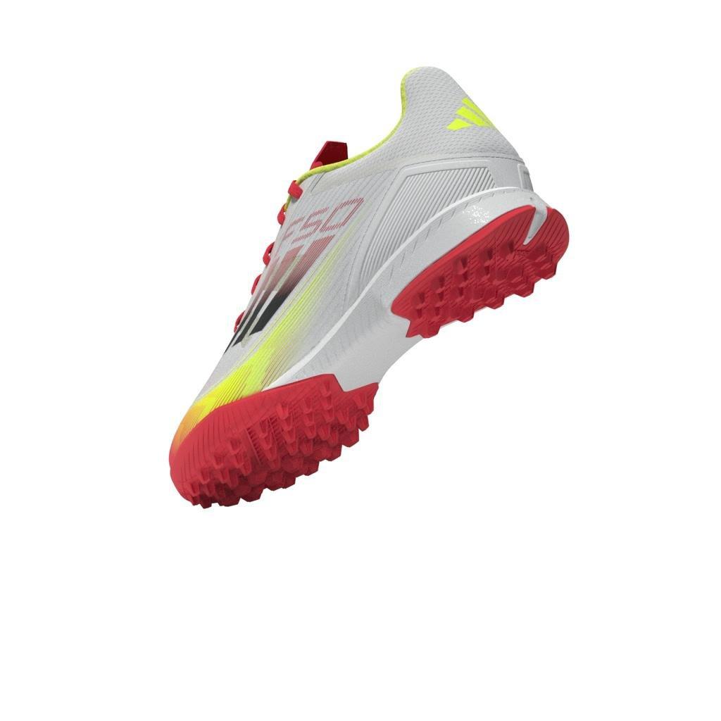 Unisex F50 League Turf Boots, White, , large image number 12