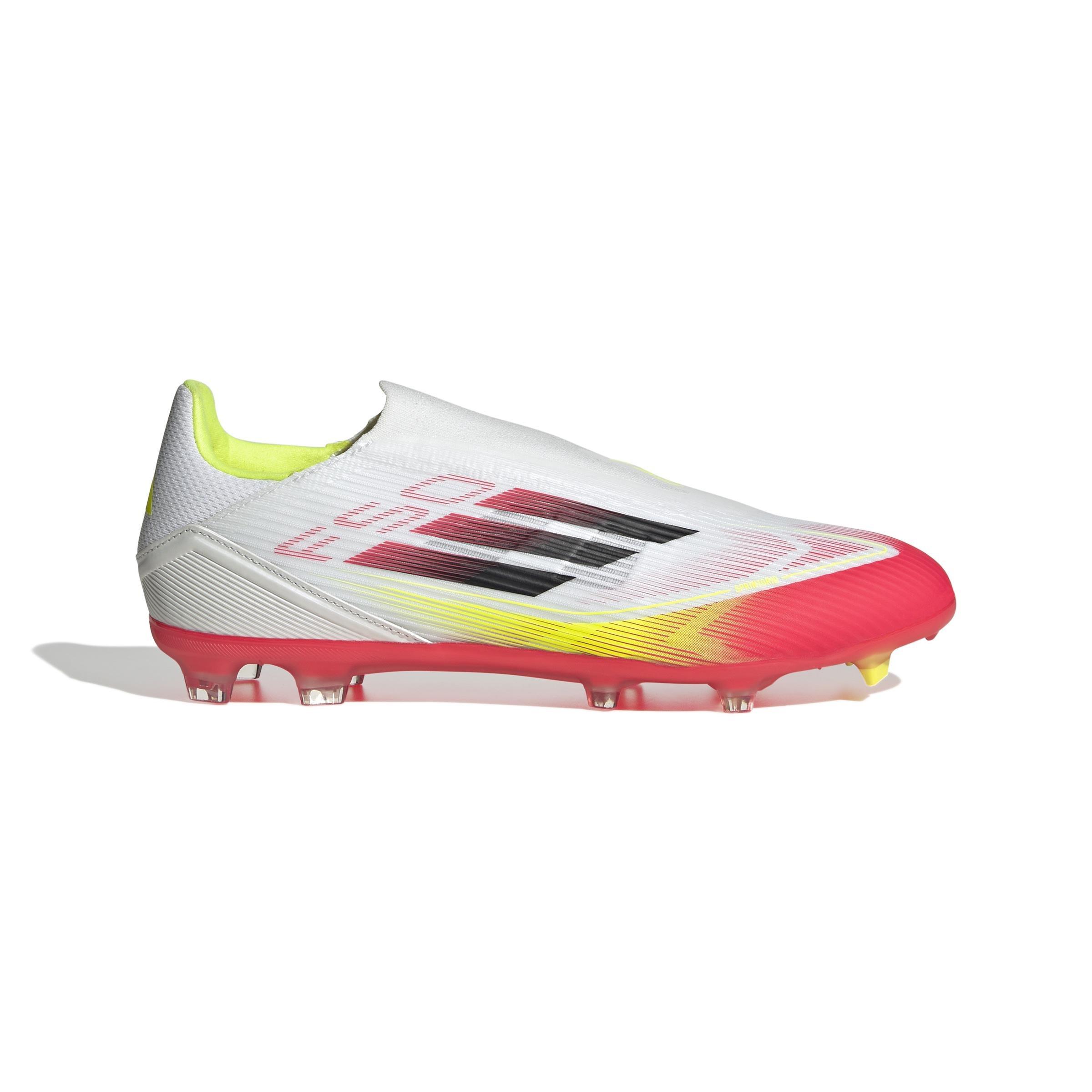 Unisex F50 League Laceless Firm/Multi-Ground Boots, White, , large image number 0
