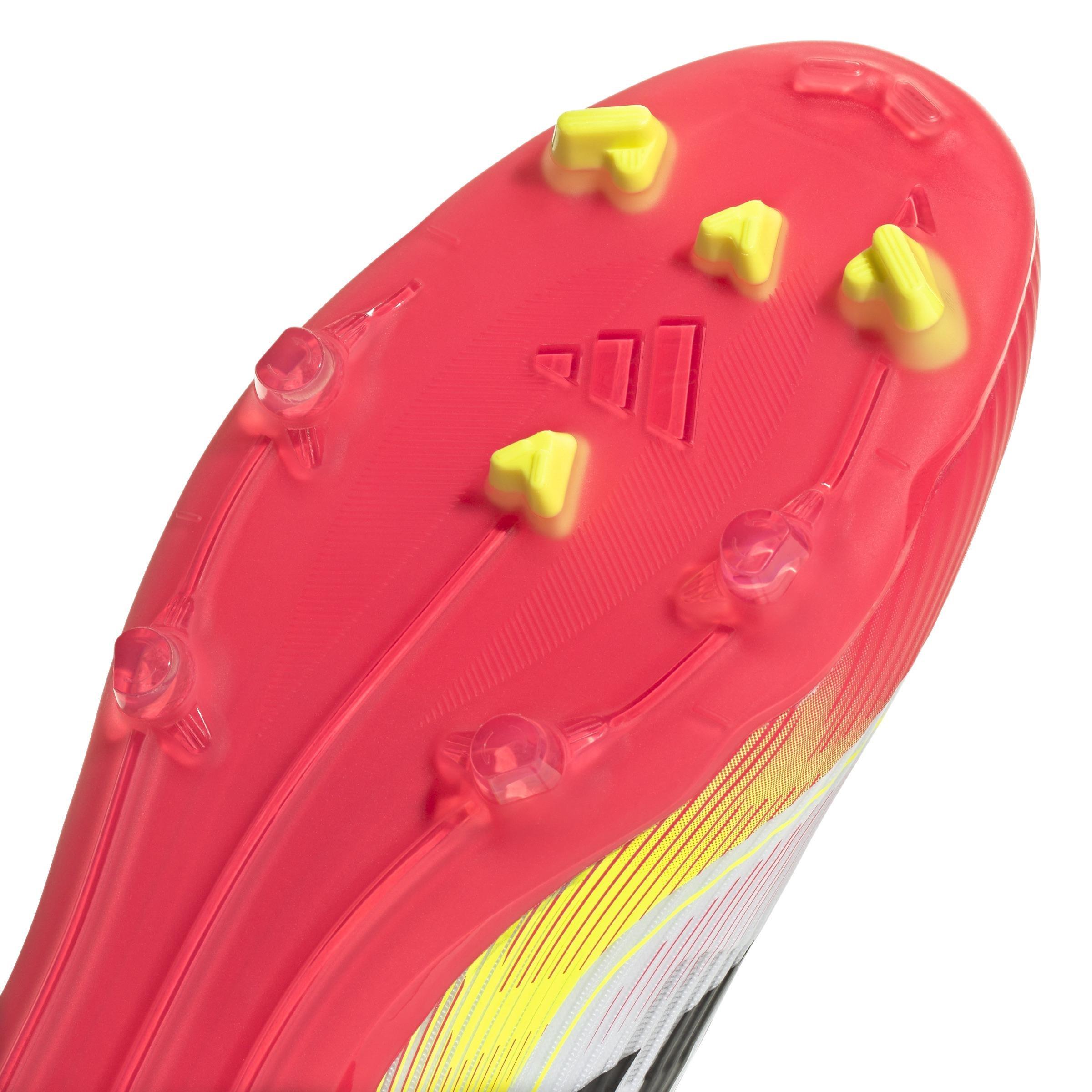 Unisex F50 League Laceless Firm/Multi-Ground Boots, White, , large image number 4