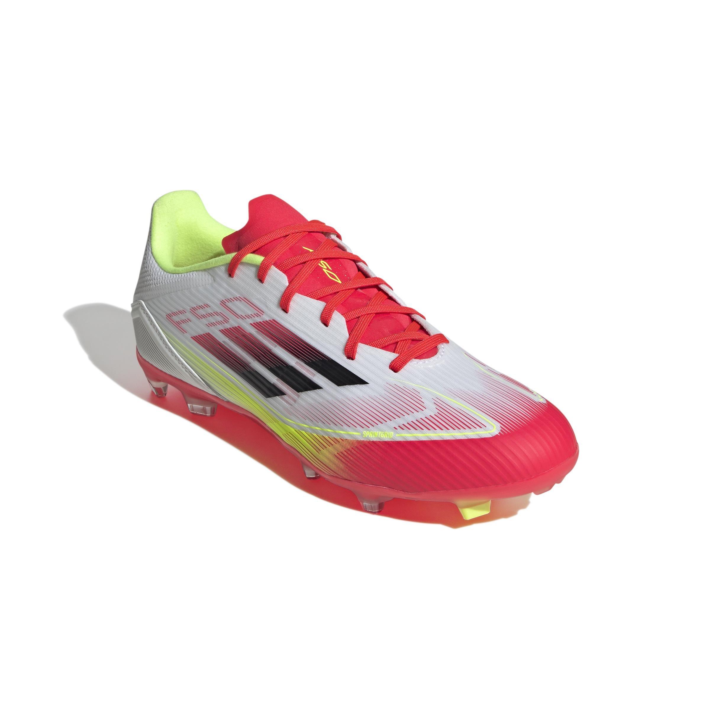 Unisex F50 League Firm/Multi-Ground Boots, White, , large image number 2