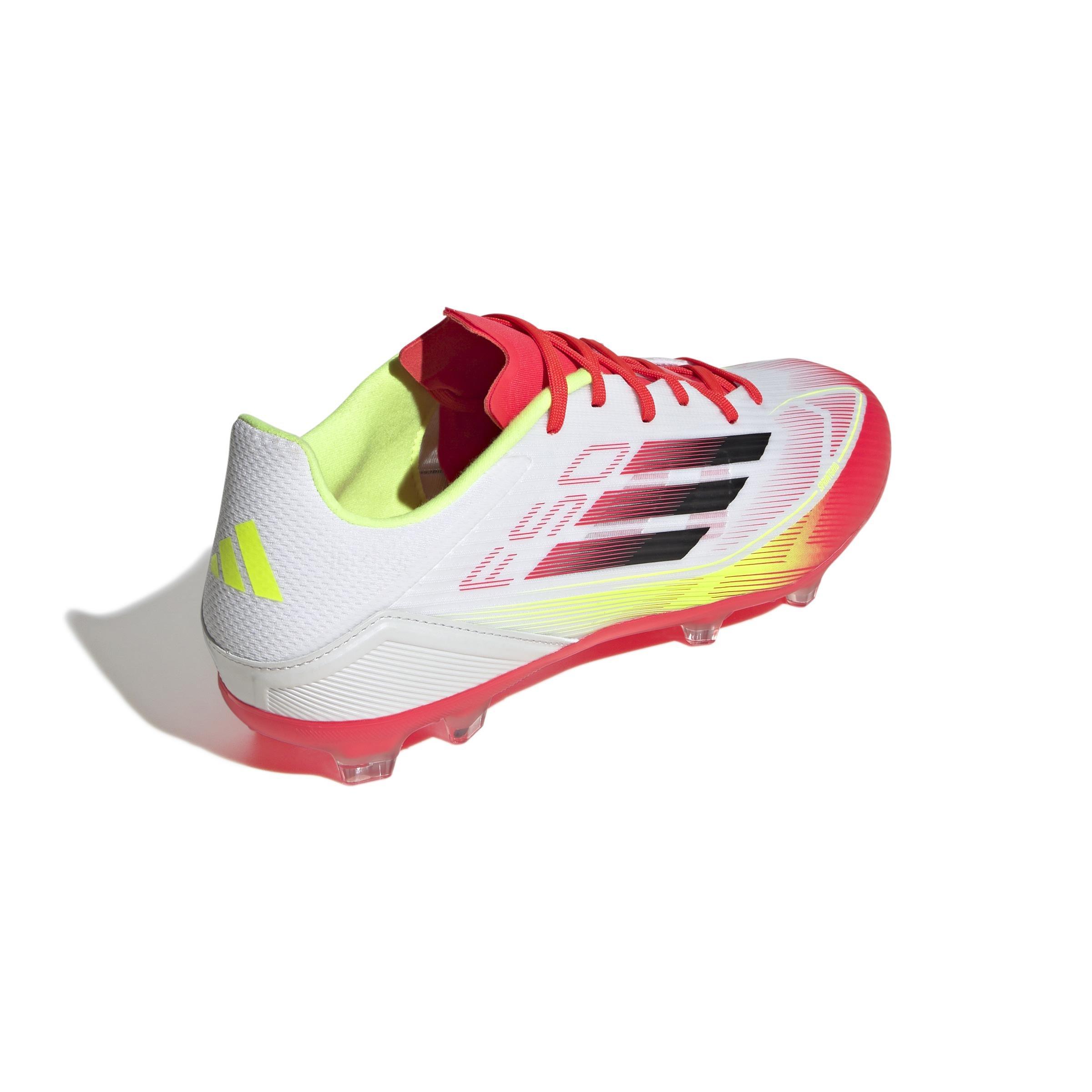 Unisex F50 League Firm/Multi-Ground Boots, White, , large image number 3