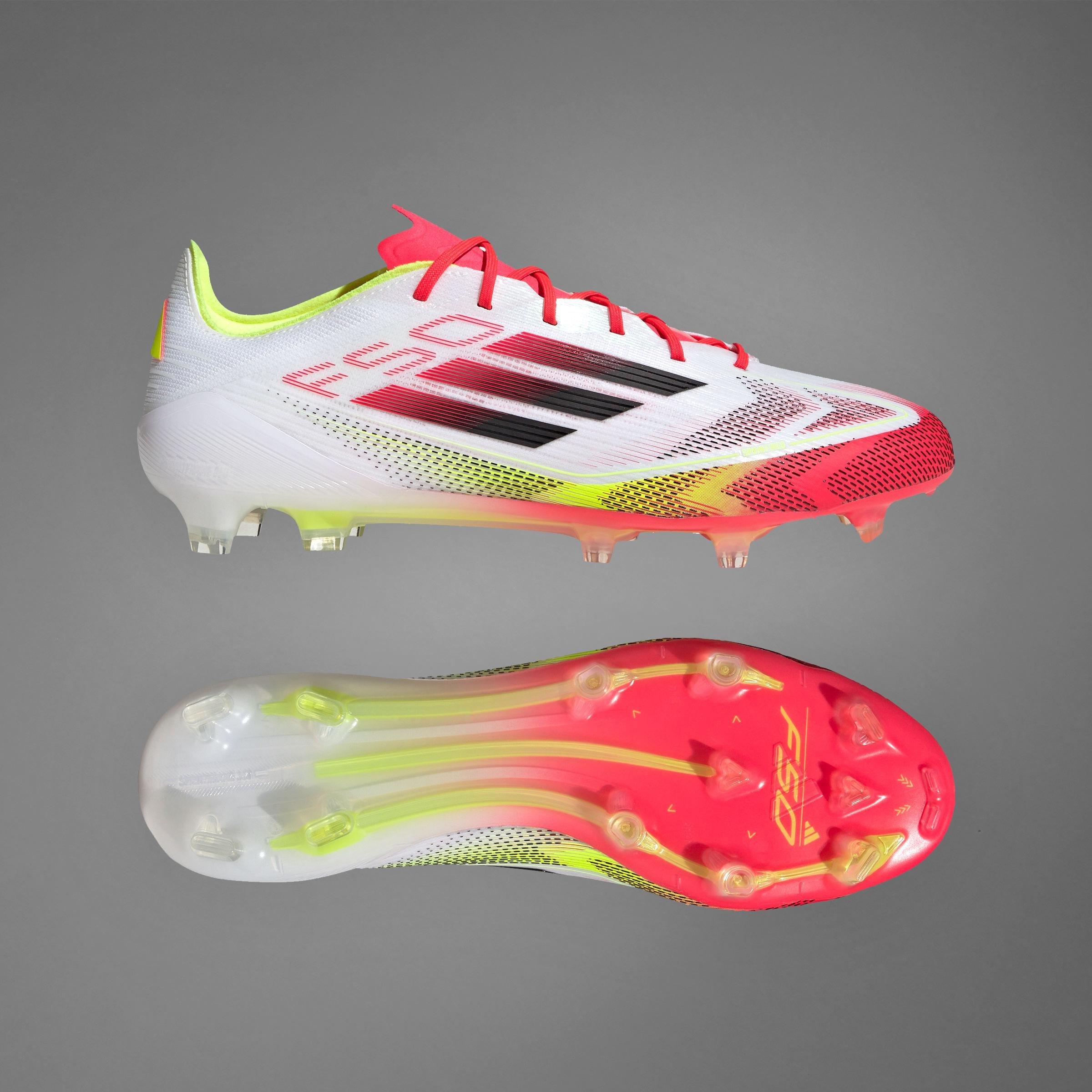 Unisex F50 League Firm/Multi-Ground Boots, White, , large image number 7