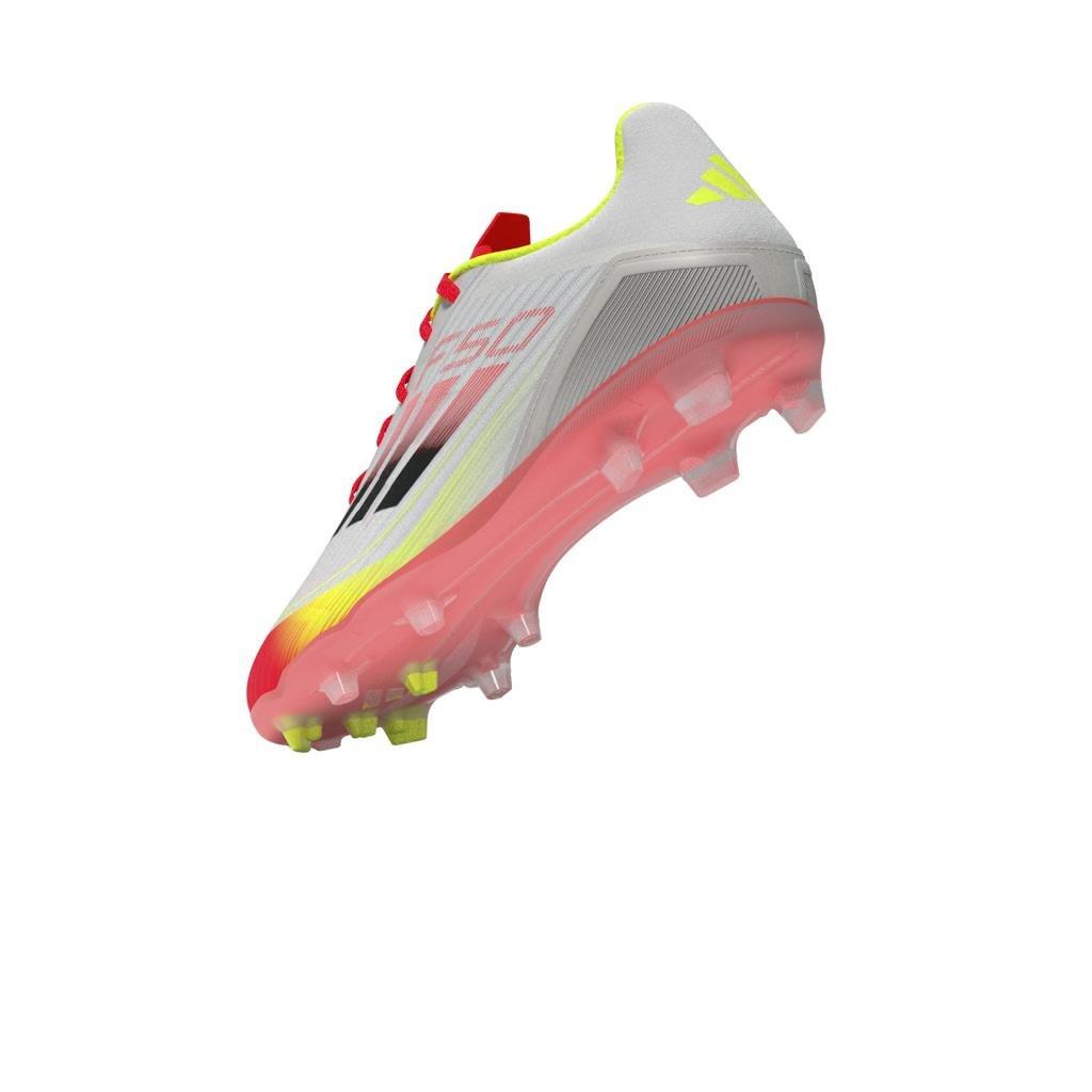 Unisex F50 League Firm/Multi-Ground Boots, White, , large image number 9