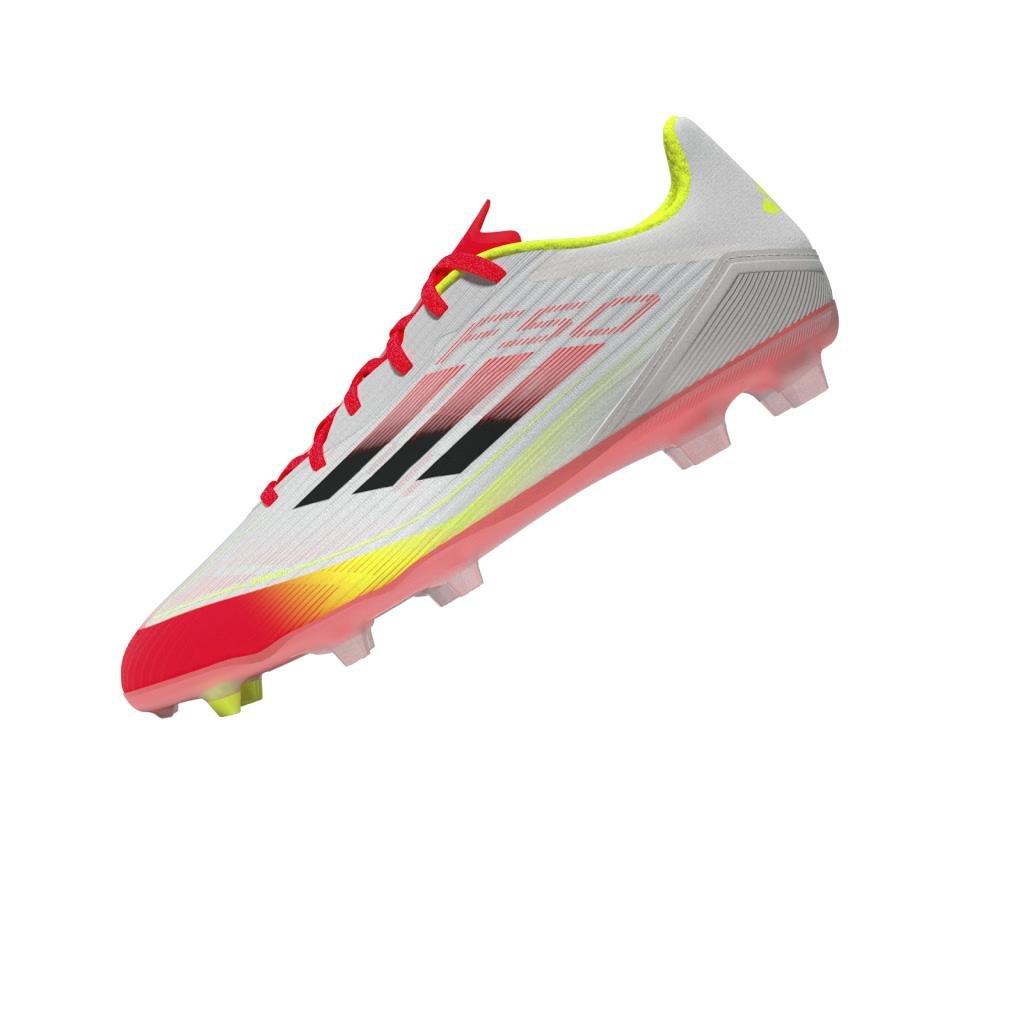 Unisex F50 League Firm/Multi-Ground Boots, White, , large image number 11