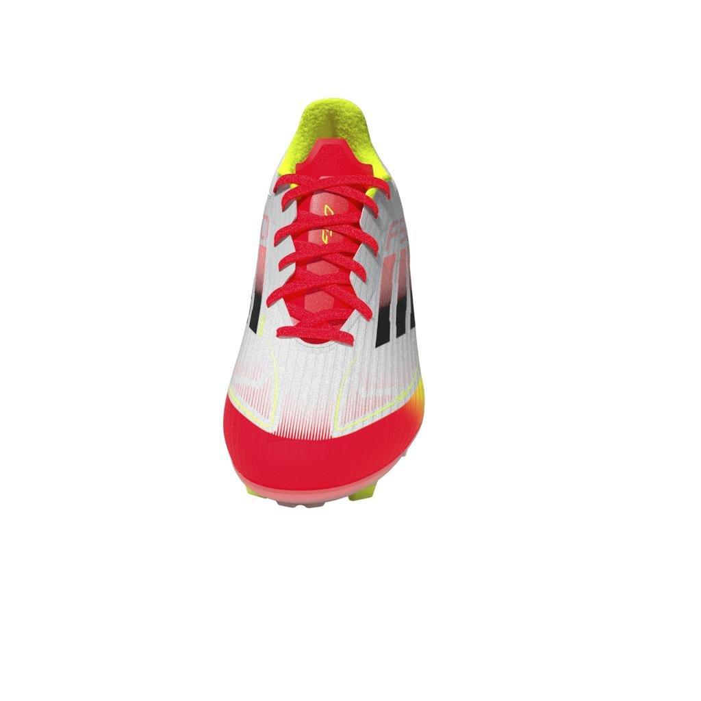 Unisex F50 League Firm/Multi-Ground Boots, White, , large image number 13