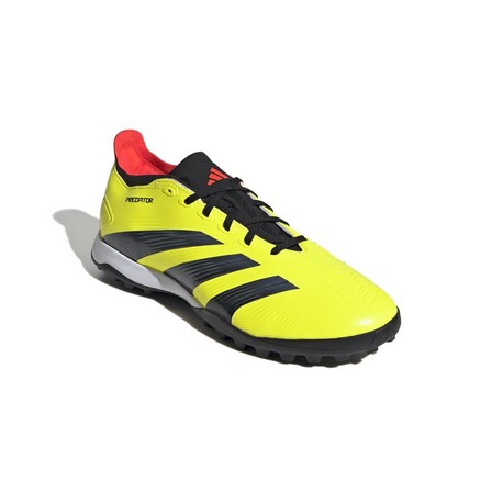 Unisex Predator 24 League Low Turf Boots, Yellow, A701_ONE, large image number 1