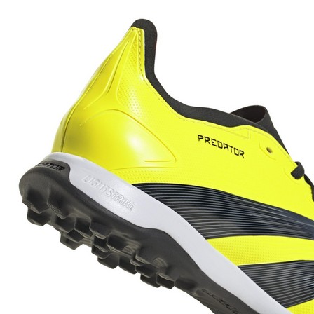 Unisex Predator 24 League Low Turf Boots, Yellow, A701_ONE, large image number 4