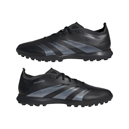 Unisex Predator 24 League Low Turf Boots, Black, A701_ONE, large image number 10