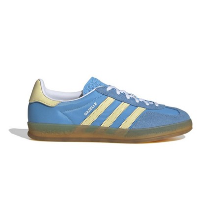 Women Gazelle Indoor Shoes, Blue, A701_ONE, large image number 0