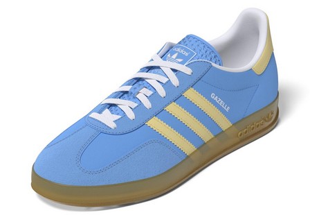 Women Gazelle Indoor Shoes, Blue, A701_ONE, large image number 6