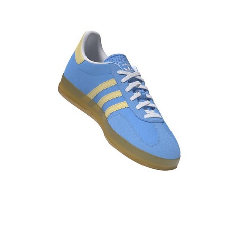 Women Gazelle Indoor Shoes, Blue, A701_ONE, large image number 10