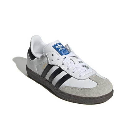 Unisex Kids Samba Og Shoes, White, A701_ONE, large image number 1
