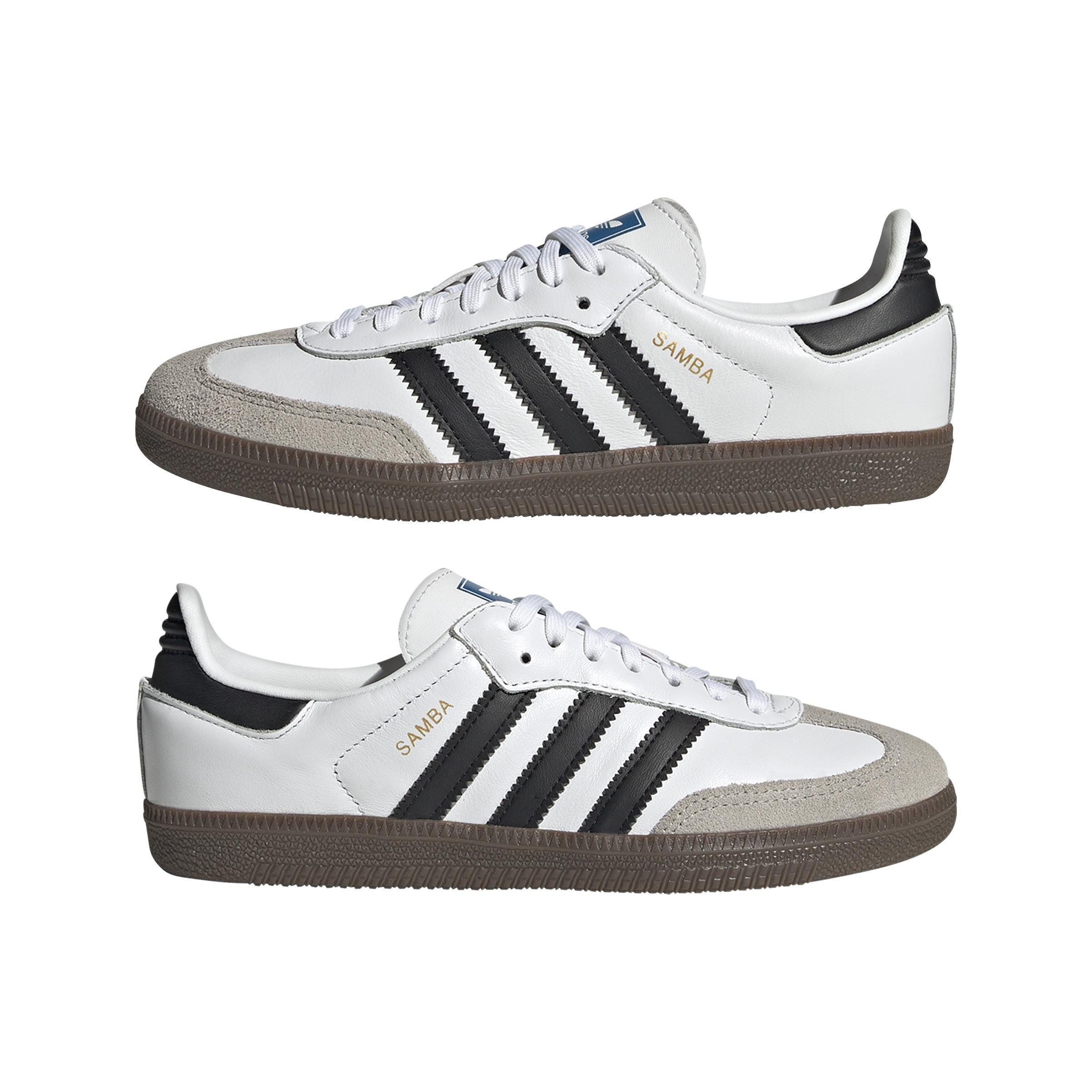 Unisex Kids Samba OG Shoes, White, , large image number 7
