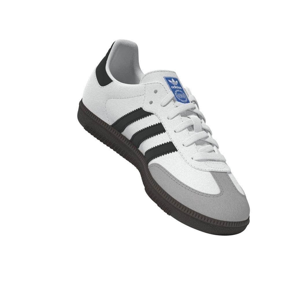 Unisex Kids Samba OG Shoes, White, , large image number 12