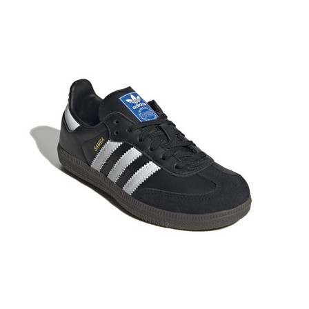 Unisex Kids Samba Og Shoes, Black, A701_ONE, large image number 1