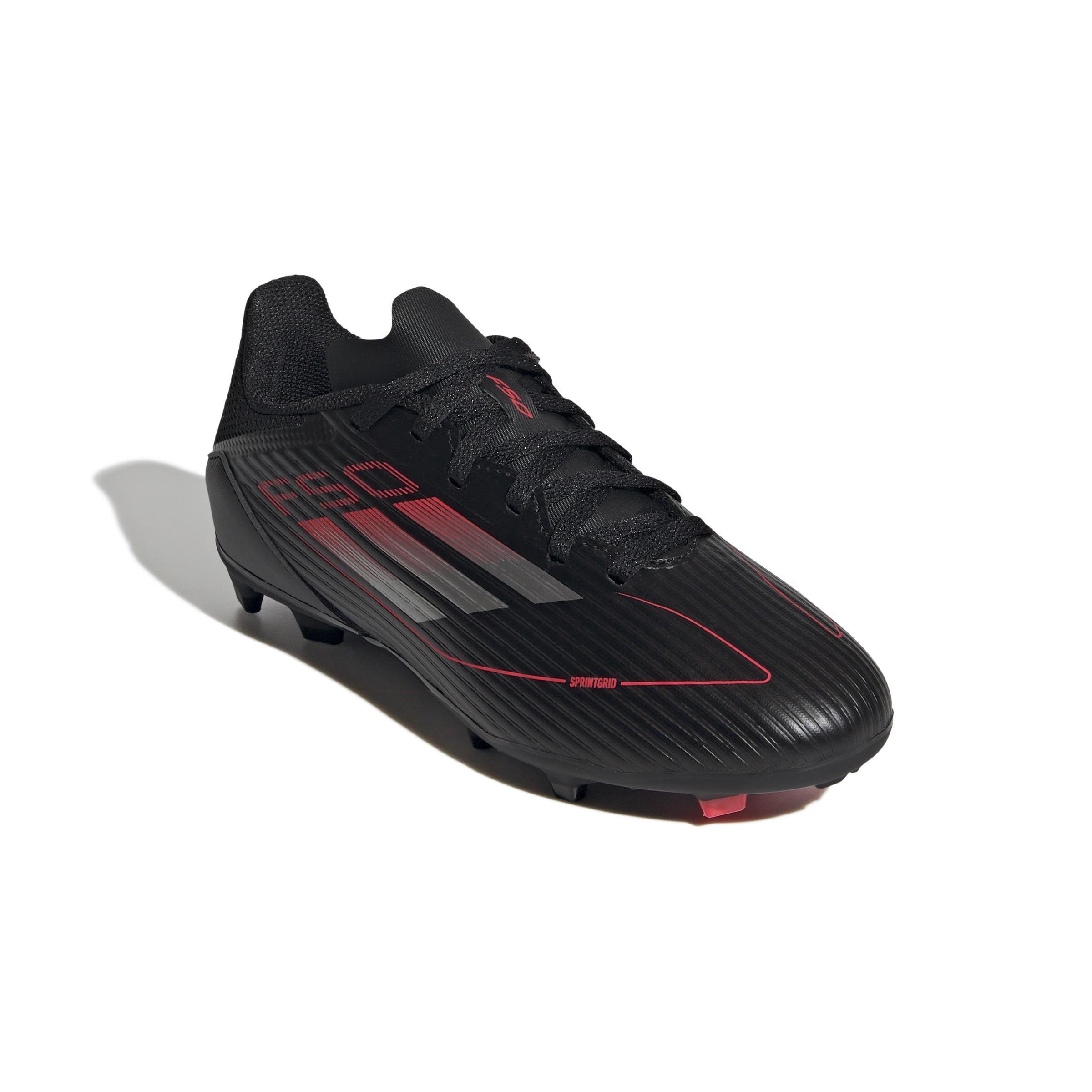Unisex Kids F50 League Firm/Multi-Ground Boots, Black, , large image number 2