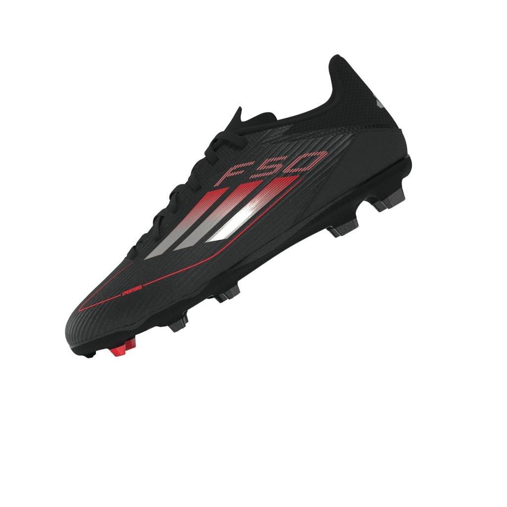 Unisex Kids F50 League Firm/Multi-Ground Boots, Black, , large image number 7