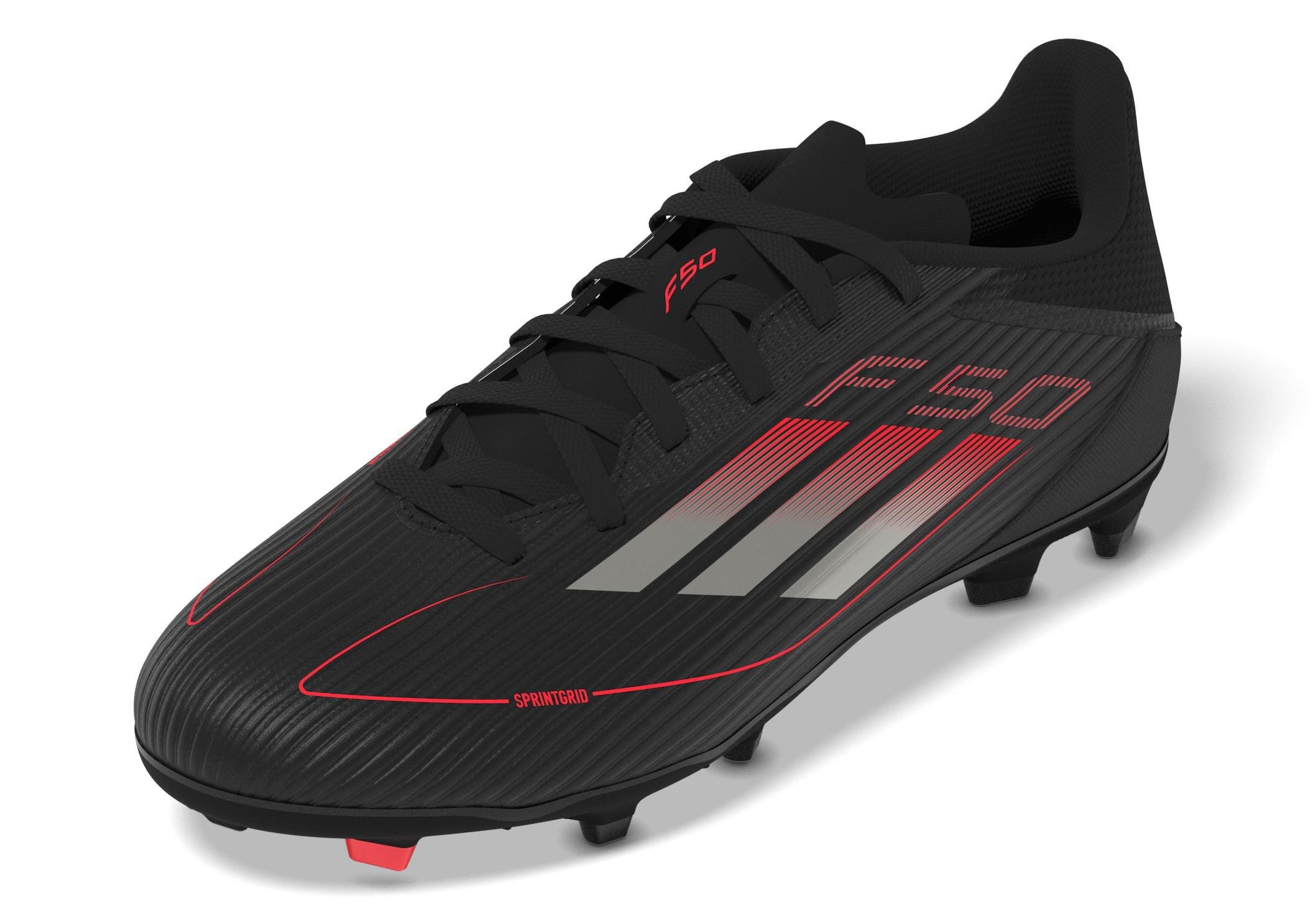 Unisex Kids F50 League Firm/Multi-Ground Boots, Black, , large image number 11