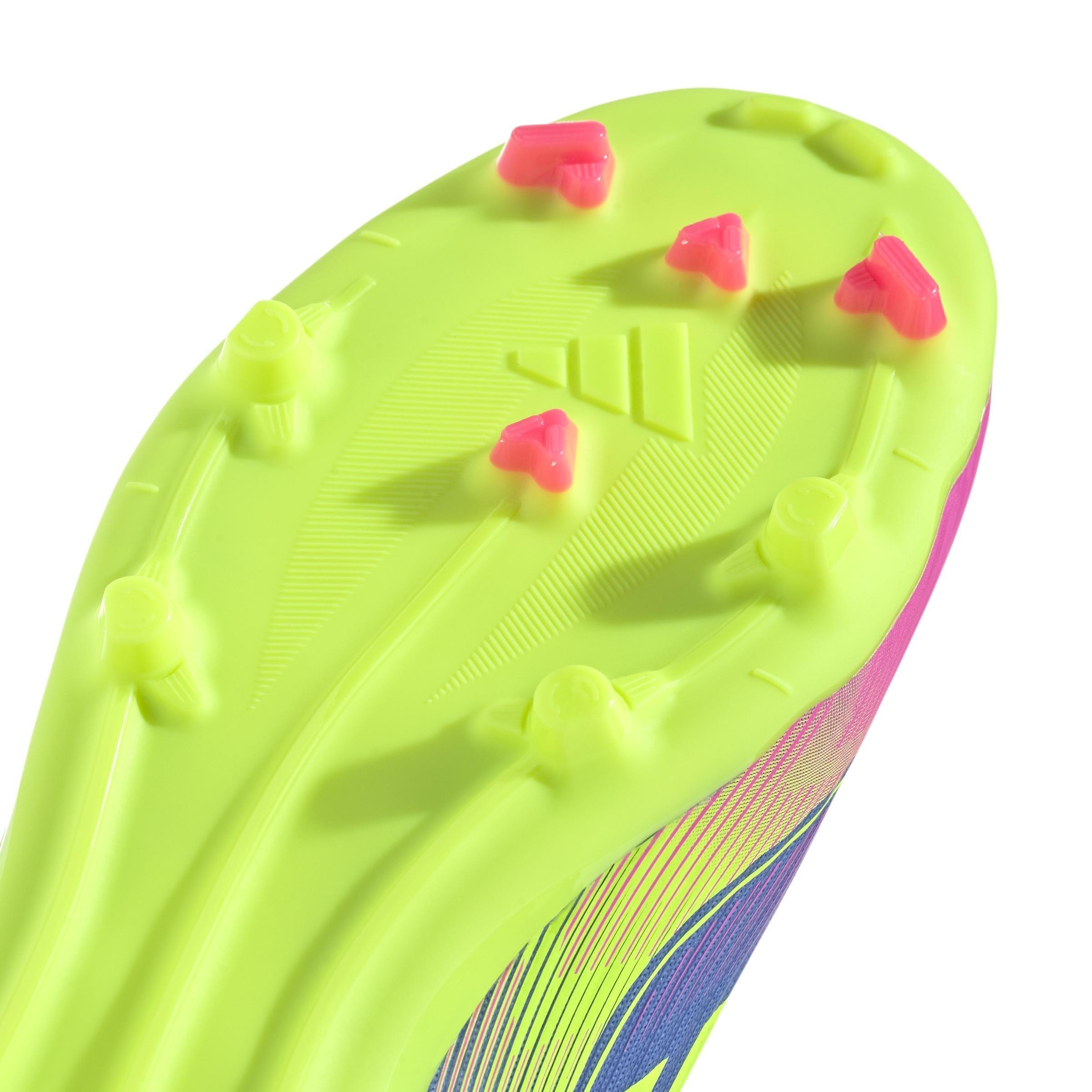 Unisex Kids F50 League Firm/Multi-Ground Boots, Blue, , large image number 4